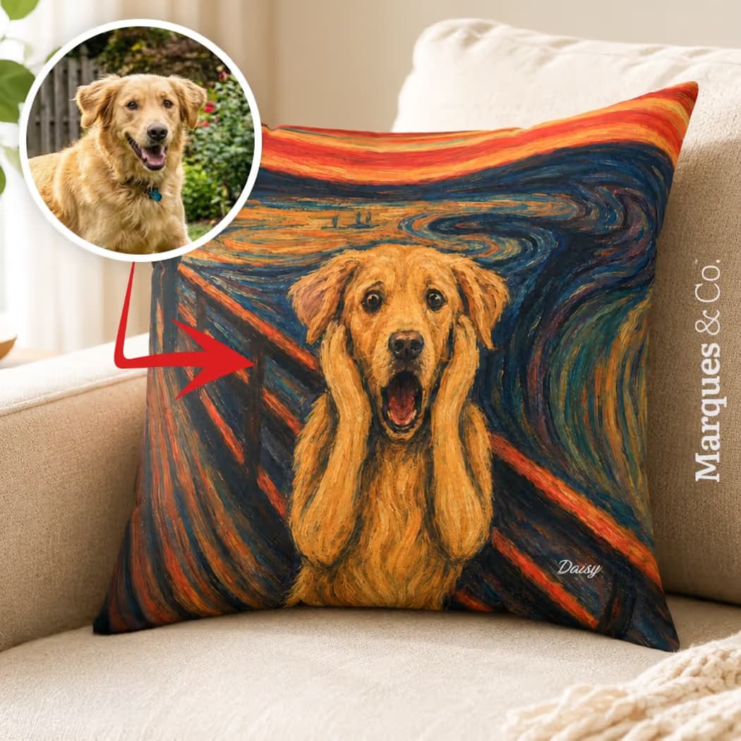 Pet Portrait Pillow